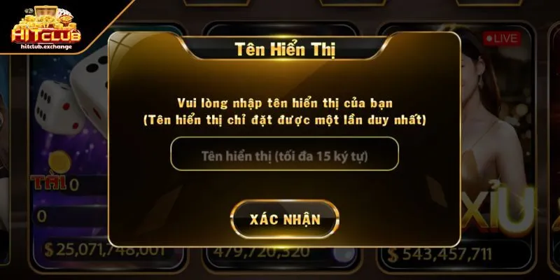 Hoàn tất đăng ký HitClub