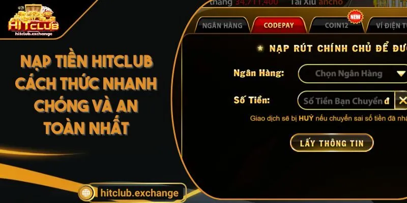 Nạp tiền Hitclub