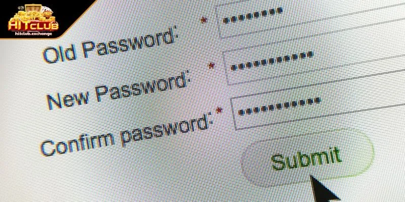 Tính năng đổi mật khẩu Hitclub